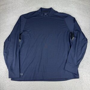 rapha roadwear merino long sleeve tech‎ t shirt Men's Xxl Blue